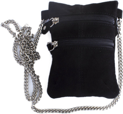 Tee Ess Women Evening/Party Black Genuine Leather Sling Bag