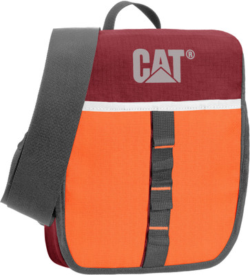 

CAT Men & Women Casual Maroon, Orange Polyester Sling Bag