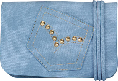 

FabSeasons Women Casual Blue PU Sling Bag