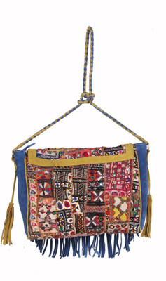 

Jaipur Textiles Hub Women Multicolor Genuine Leather Sling Bag