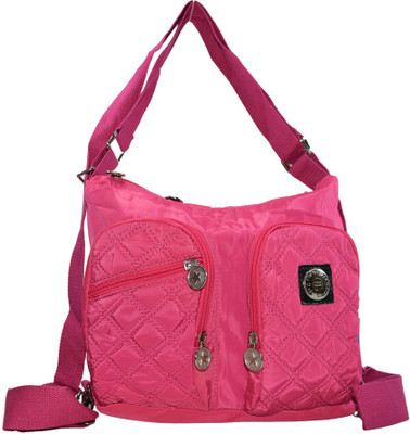 

Cropp Women Casual Pink Nylon Sling Bag