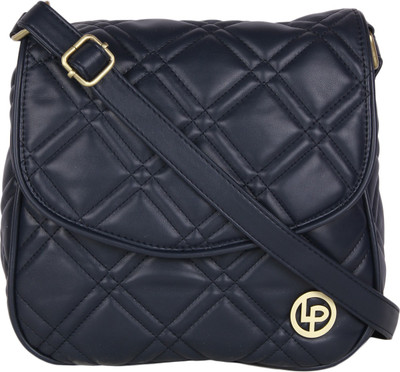 

Lino Perros Women Casual Blue Leatherette Sling Bag