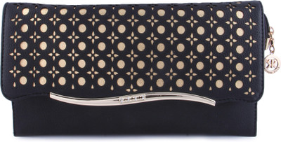

Kleio Women Evening/Party Black Leatherette Sling Bag