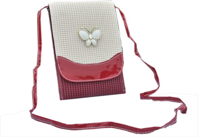 

Urban Street Women Casual Maroon Rexine Sling Bag