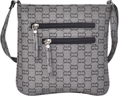 Hawai Women Casual Grey PU Sling Bag