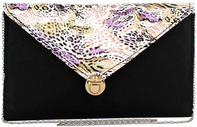 

Genpurs Girls Evening/Party Multicolor Velvet Sling Bag