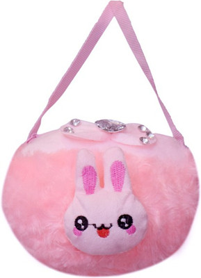 AARIP Girls Casual Pink Velvet Sling Bag
