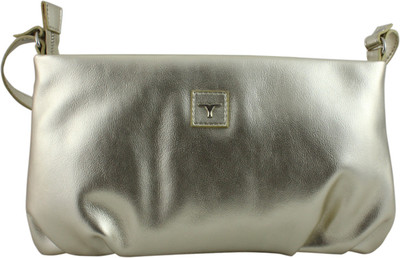 Bulchee Women Casual Silver PU Sling Bag