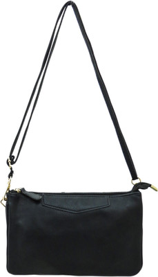 Heels & Handles Women Casual Black PU Sling Bag