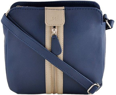 

Yelloe Women Blue PU Sling Bag