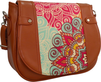 

Toteteca Women Casual Tan PU Sling Bag