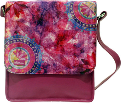 The Ringmaster Women Casual Pink PU Sling Bag