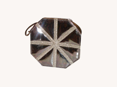 

PNA Girls Casual Grey, Brown PU Sling Bag, Brown;grey
