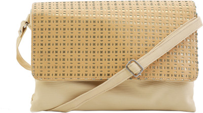 

Felicita Women Casual Beige PU Sling Bag