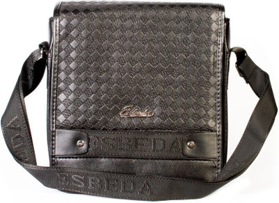

Esbeda Men Formal Black PU Sling Bag