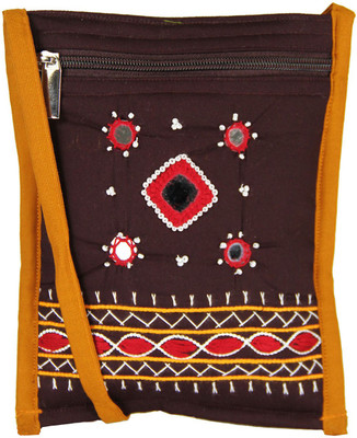 

Womens Cottage Women Casual Multicolor Cotton Sling Bag