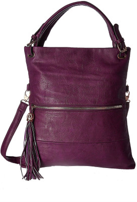 

Creative India Exports Women Casual Purple PU Shoulder Bag