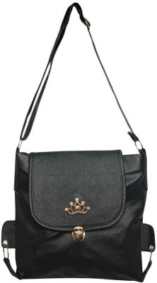 

MOOI-ZAK Women Casual Black PU Sling Bag
