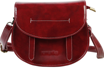 

Remanika Women Casual Maroon PU Sling Bag