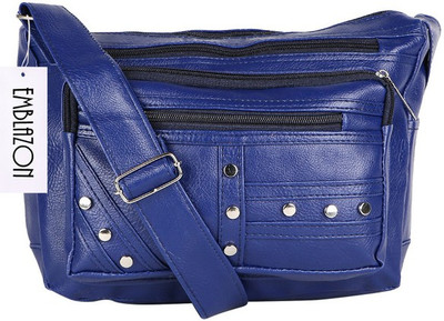 

Emblazon Men & Women Casual Multicolor PU Sling Bag