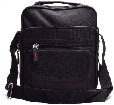 

Anni Creation Men Formal Black Polyester Sling Bag