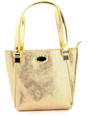 

Creative India Exports Women Evening/Party Gold PU Shoulder Bag