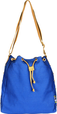 

Kanvas Katha Women Casual Blue Canvas Sling Bag