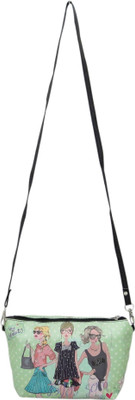 

Heels & Handles Women Casual Multicolor PU Sling Bag