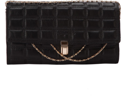 

The Zoya Life Women Evening/Party Black PU Sling Bag