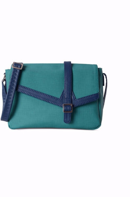 Baggit Women Casual Blue PU Sling Bag