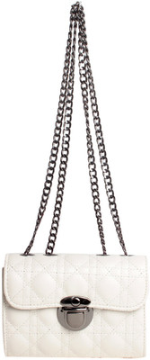 

Reedra Women Evening/Party White PU Sling Bag