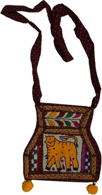 

Craftuno Women Casual Multicolor Cotton Sling Bag