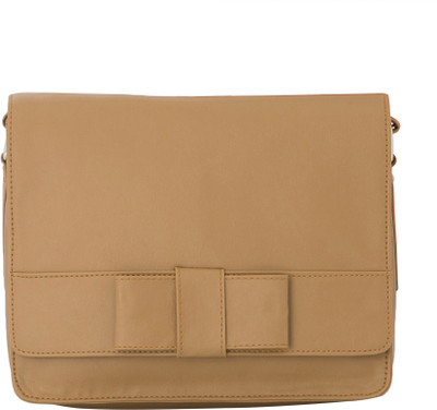 

Toteteca Women Formal Khaki PU Sling Bag