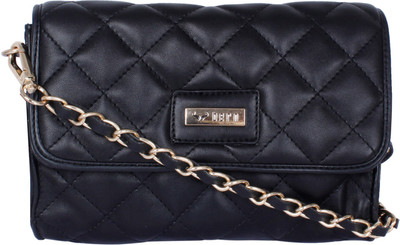 

Bern Women Black PU Sling Bag