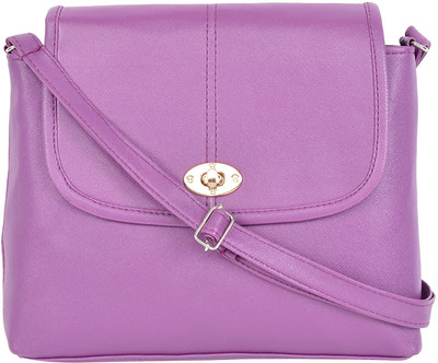 

Alia Girls Purple Leatherette Sling Bag