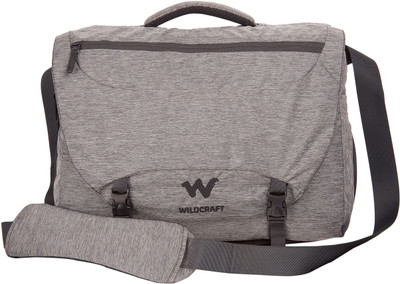 

Wildcraft Men Casual Black Polyester Messenger Bag