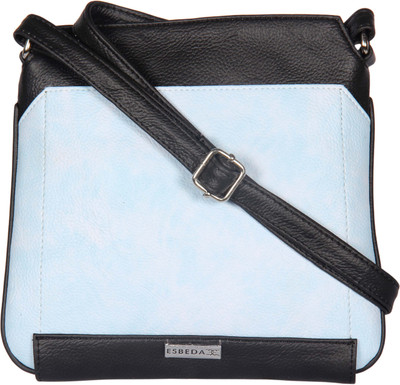 

Esbeda Women Casual Blue Leatherette Sling Bag