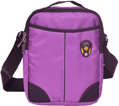 

Hawai Men Casual Purple, Black Polyester Sling Bag, Black;purple