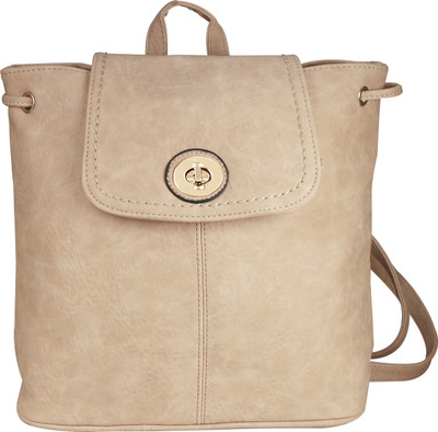 

AZEEZ Girls Casual Beige PU Shoulder Bag