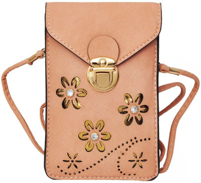 

Hawai Women Casual Beige PU Sling Bag