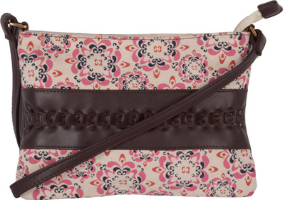 

Kanvas Katha Women Casual Multicolor Canvas Sling Bag