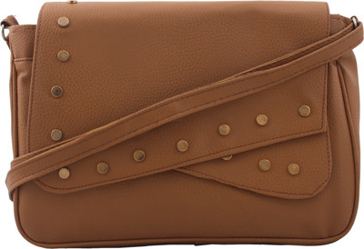 

MTE Girls Casual Beige Leatherette Sling Bag