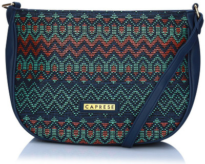 

Caprese Women Casual Blue Leatherette Sling Bag