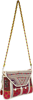 

Niremo Women Casual Multicolor Cotton Sling Bag