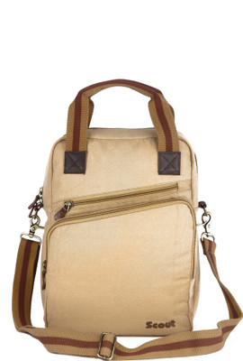 

Scout Men & Women Casual Beige Canvas Sling Bag