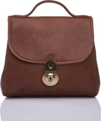

Hidesign Women Formal Tan Genuine Leather Sling Bag