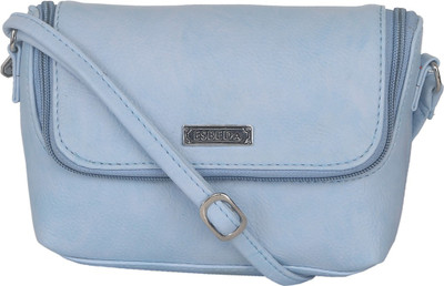 

Esbeda Women Casual Blue Leatherette Sling Bag
