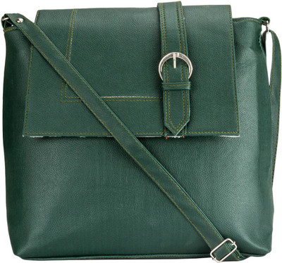 

Stylezone Women Casual Green PU Sling Bag