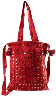 

Little India Women Casual Pink Cotton Sling Bag