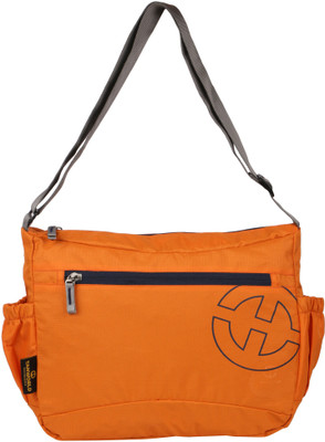 

Tanworld Boys & Girls Casual Orange Polyester Messenger Bag